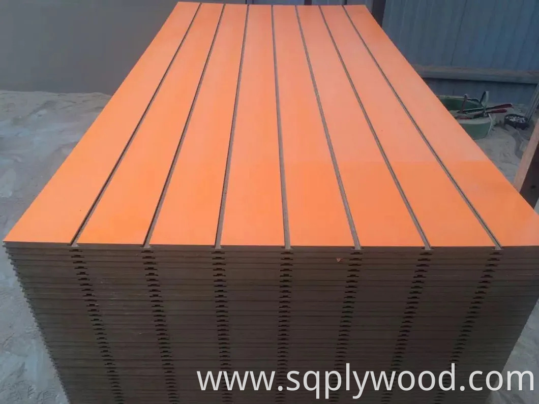 Factory-Groove and Slot White Melamine MDF in 12mm 15mm 18mm